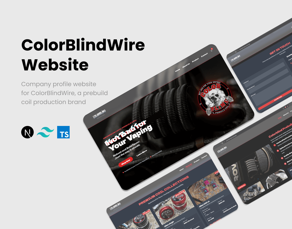ColorBlindWire Website